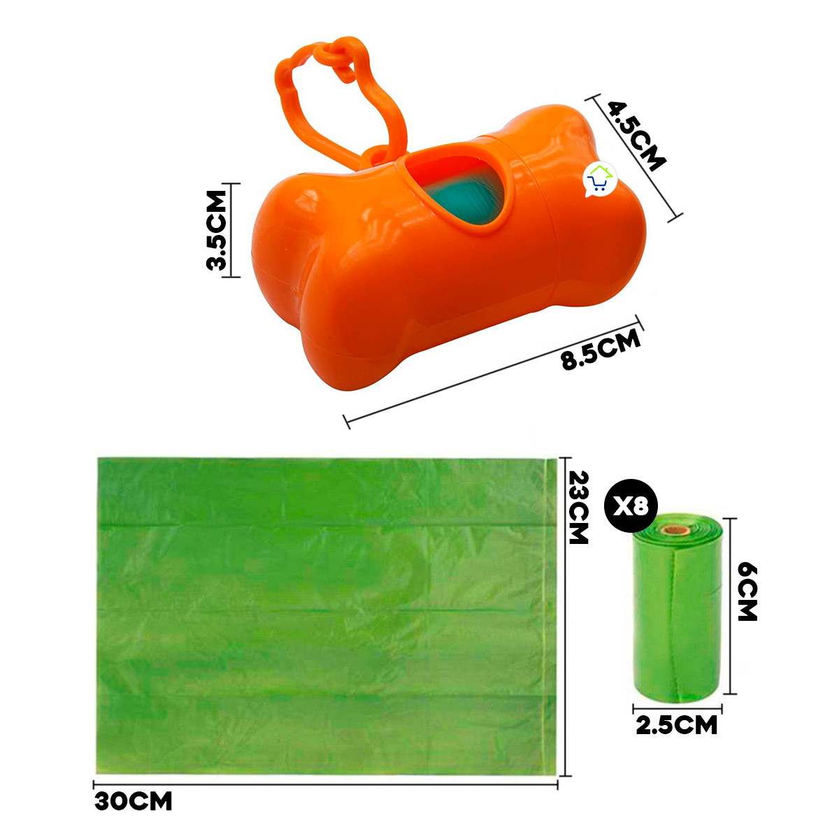 Miniatura 6 de Hueso Dispensador Bolsas X8 GM2203286